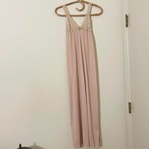 vintage 80s vassarette lace detailed coquette slip